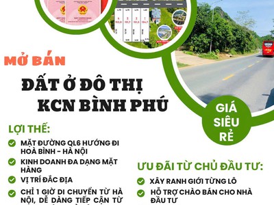  Bán Mặt Tiền QL6   TRÚNG VÀNG Khi Đầu Tư Kỳ Sơn, Hoà Bình    0