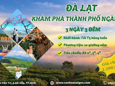 Du lịch Đà Lạt 3N3Đ - Giá siêu rẻ 0
