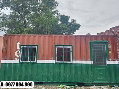 Container văn phòng 20feet ốp nhựa nano 1