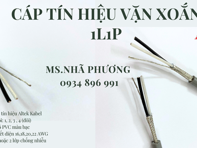Cáp Tín Hiệu Vặn Xoắn Altek Kabel 1 Lõi 22awg Có Sẵn. 2