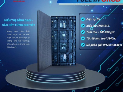 Module LED P1.86 Full Indoor Hình ảnh siêu nét, bền bỉ, chính hãng GKDG 0