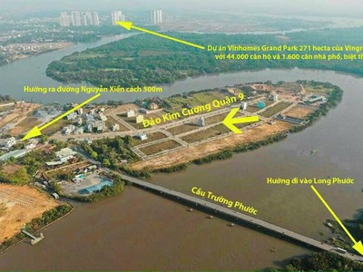 Đất Nền Full Thổ Cư - Sổ Hồng Riêng - Đảo Kim Cương Q9 - Dt: 4x14m - Giá 3.5 tỷ TL 5