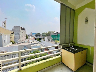 Nhà đẹp 4 lầu   hẻm xe tải 9m   gần công viên làng hoa 2