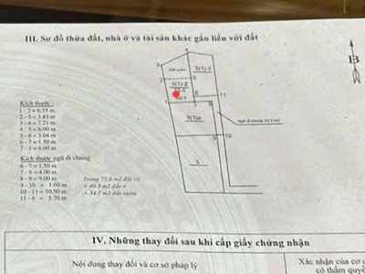 Bán đất thanh am, long biên  75m    mt 6m   giá 6.2 tỷ 3