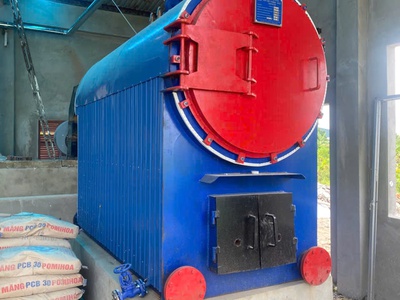 Nồi hơi công nghiệp sử dụng nguyên liệu đốt than, củi,vỏ trấu,viên nén gỗ... công suất 1,5 tấn hơi/h 1