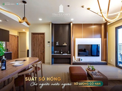 Cho thuê căn hộ the glory   2 phòng ngủ, view thoáng, tầng cao 0