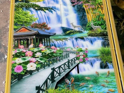 Gạch 3d tranh gạch ốp tường đẹp HP92722 2