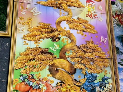 Gạch 3d tranh gạch ốp tường đẹp HP92722 3