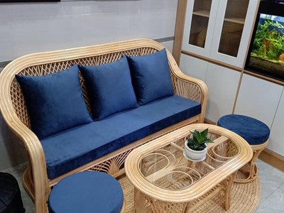 Sofa mây phòng khách nhỏ gọn 2