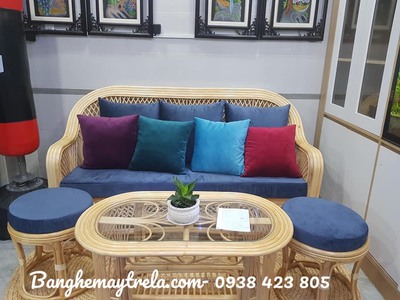 Sofa mây phòng khách nhỏ gọn 3