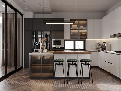 Thi Công Tủ Bếp Theo Yêu Cầu   Nhận Đóng Tủ Bếp Theo Yêu Cầu 0