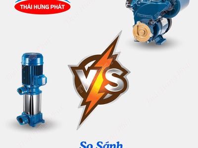 So sánh máy bơm tăng áp trục đứng và máy bơm tăng áp gia đình 0