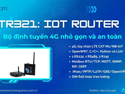 TR321   Bộ định tuyến 4G công nghiệp nhỏ gọn   an toàn 0