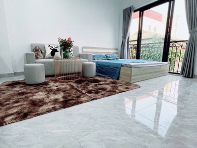 Cho thuê phòng trọ studio có ban công thoáng khu vực Cầu giấy 8