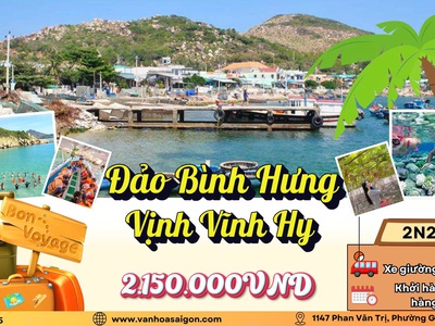Ngắm san hô, ăn hải sản   đi ngay Bình Hưng cùng SGC Tourist thôi    0