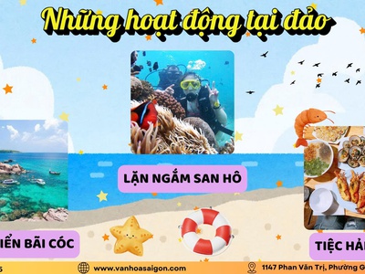 Ngắm san hô, ăn hải sản   đi ngay Bình Hưng cùng SGC Tourist thôi    2