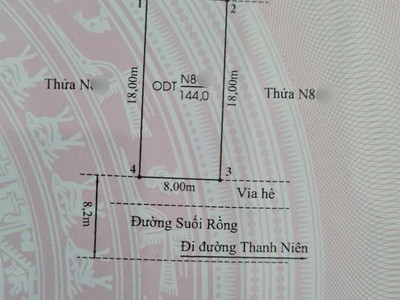 Siêu phẩm mặt đường suối rồng   khu đất đấu giá ngọc xuyên, đồ sơn   giá chỉ 25.x triệu/m 0
