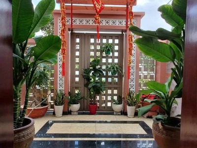 BIỆT THỰ NHÀ VƯỜN   ngang 8m dài 20m 5 tầng Sân vườn Đường 12m View Sông. Thủ Đức 1