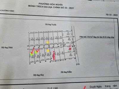 Chính chủ gửi bán 2 lô đất liền kề   vùng lõi hải phòng   sát vinhomes dương kinh 2