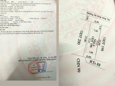 Bán nhà 200m2 kiệt oto 473 nguyễn tất thành, phường thanh hà, hội an, quảng nam. 4