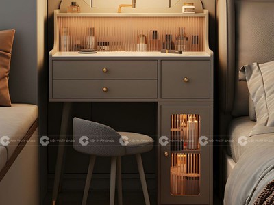 Bàn Trang Điểm Gỗ Công Nghiệp MDF Thông Minh, Tiện Lợi 0