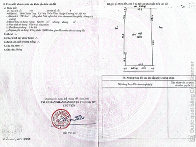 Bán lô đất khủng 1285m trung tâm Thủy Xuân Tiên, Chương Mỹ, Hà Nội 0