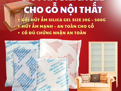 Gói hút ẩm Silica Gel ngành gỗ   HÚT ẨM CHO NGÀNH GỖ 0