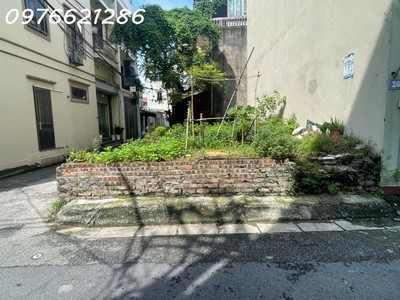 Bán đất  lô góc siêu đẹp   98 m2ngô gia tự-long biên ngõ thông   ô tô vào tận nơi   kinh doanh 1