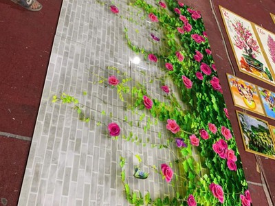 Gạch in tranh 3d ốp tường HP833 9