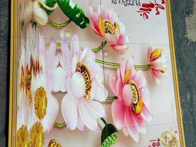 Gạch in tranh 3d ốp tường HP833 0