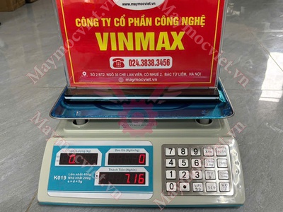 Cân tính tiền dùng pin K019 giá rẻ 0
