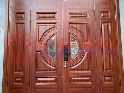 Muốn nhà sang, chọn ngay cửa thép vân gỗ 0