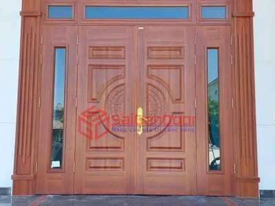 Muốn nhà sang, chọn ngay cửa thép vân gỗ 2