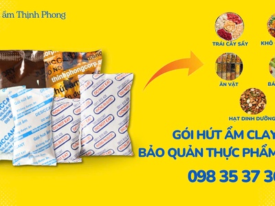 Gói hút ẩm Clay OPP Thịnh Phong bảo quản bánh kẹo tết 1
