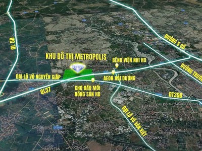 Nhận Booking dự án Metropolis Thành Đông khu Nam Hải Dương  Cũ  - Tây Hải Phòng  mới 1