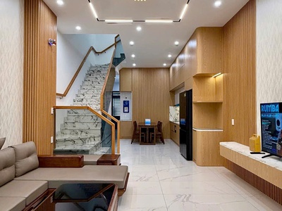  Nhà 3 tầng mới xây Full nội thất đường Nơ Trang Long - Hoà Cường, Hải Châu  0