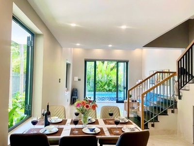 Bán Biệt thự siêu đẹp 2 mặt tiền Hoá Sơn - Sát trục Thăng Long - Dòng tiền 70tr/th  0