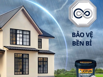Sơn Jotun ngoại thất   Bền màu, chống thấm hiệu quả tại Ngọc Quang - Bình Tân 1