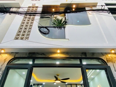 Nhà mới shr 3 tầng 43m2, vuông   đường số 59 gò vấp 0