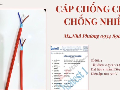 Cáp Chống Cháy Chống Nhiễu 2x1.0 mm2 Altek Kabel Chuẩn BS6387, IEC 60331 2