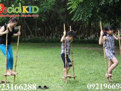 Đạo cụ chơi cà kheo , đua cà kheo , cà kheo giá rẻ 1