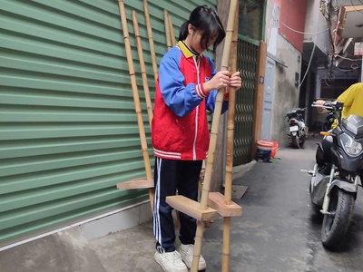 Đạo cụ chơi cà kheo , đua cà kheo , cà kheo giá rẻ 6