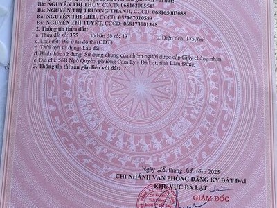 Chính chủ bán nhà mặt tiền đường   150 ngô quyền, phường cam ly, đà lạt, lâm đồng 1