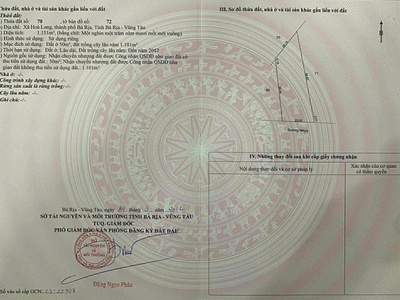 Chủ cần bán lô đất cách vòng xoay hòa long và lối ra cao tốc 100m ✅ diện tích 23x66 50tc tổng 3