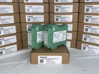 Bộ khuếch đại tín hiệu load cell cài ray AM02A-D 0