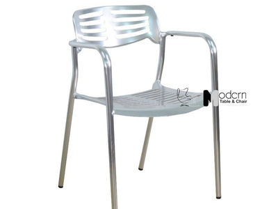 Ghế ăn khung hợp kim nhôm xếp chồng CC07001‑A tại HCM 3