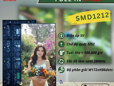 Màn hình Module Led P1.53 Full in GKGD   SMD1212 2