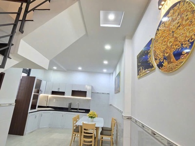 Mã lò - bình tân   nhà 3 tầng mới đẹp   hẻm 6m xe hơi   65m  nở hậu   4.95 tỷ tl 1