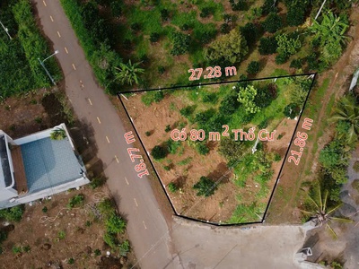 Chủ cần bán lô đất 3 mặt tiền tại tân long - h. đất đỏ - bà rịa vũng tàu. diên tích: 350 m2 - 1