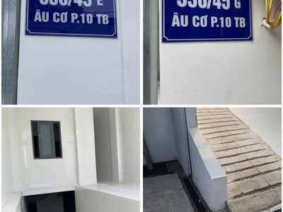 Bán cặp  nhà thiết kê căn hộ dịch vụ khai thác full phòng tại âu cơ, p.10, quận tân bình 1